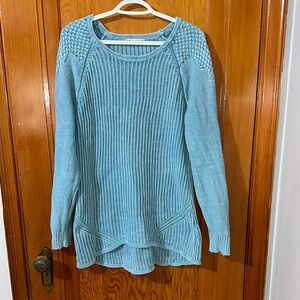 RUFF-HEWN Women's Blue Sweater size large